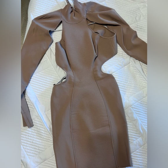Herve Leger Ottoman Mini Dress. Authentic NWT - Picture 5 of 9